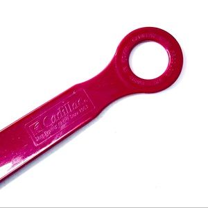 Red and Blue Plastic Shoe Horns